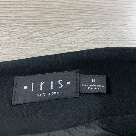 Iris Setlakwe Black Midi Pencil Skirt - Picture 3 of 9